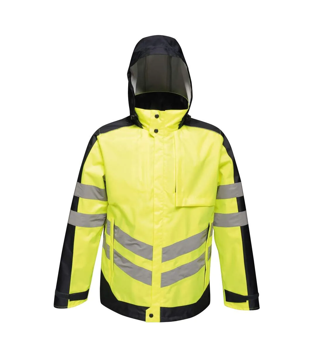 Regatta Mens Hi-Vis Waterproof Insulated Reflective Jacket (Orange/Navy) - UTRG4533