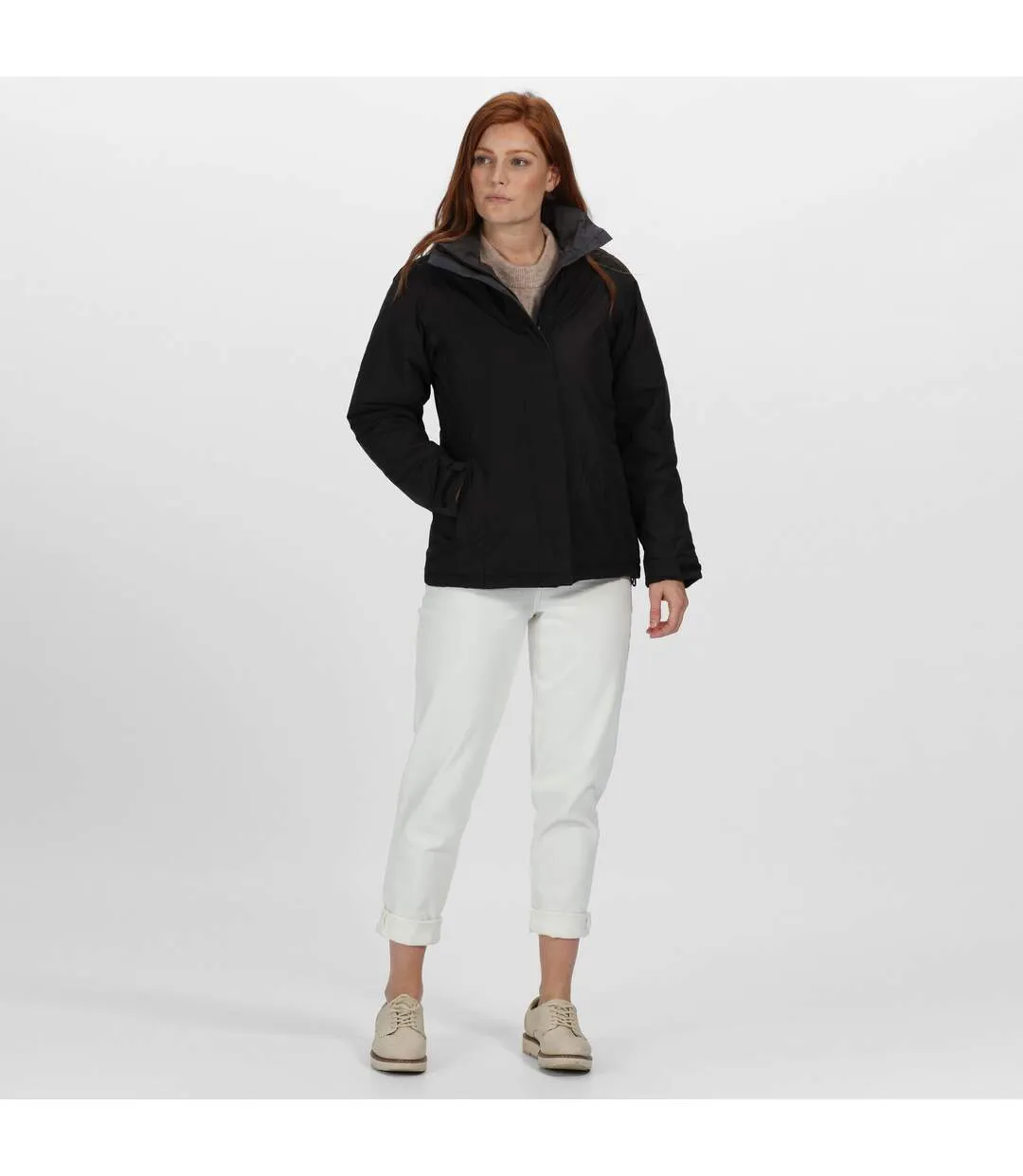 Regatta Womens/Ladies Beauford Insulated Waterproof Windproof Performance Jacket (Black) - UTRG1579