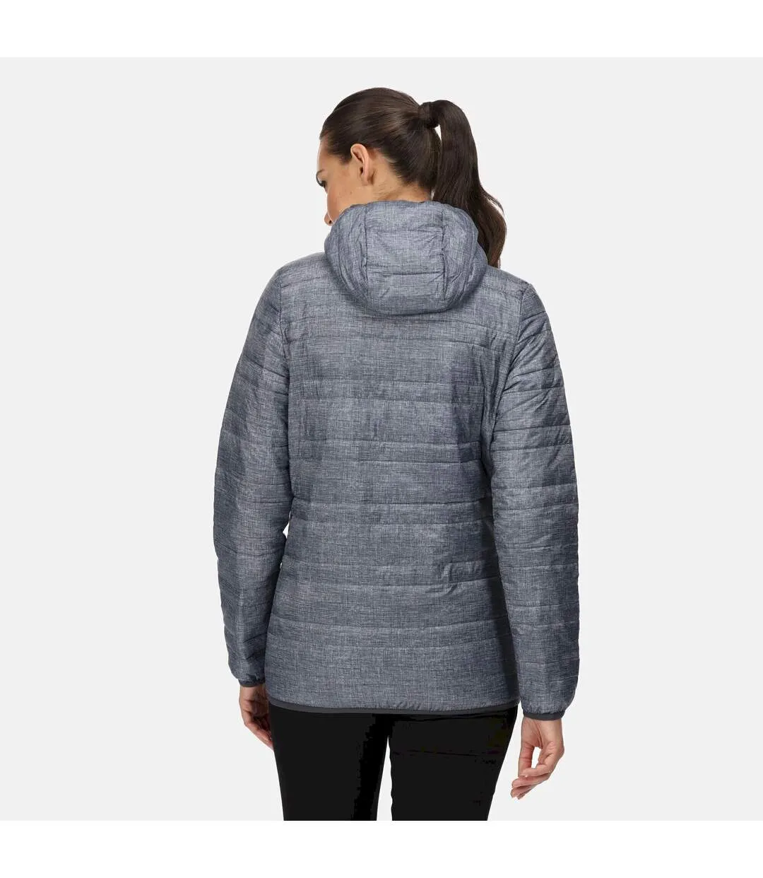 Regatta Womens/Ladies Firedown Packaway Insulated Jacket (Grey Marl/Black) - UTRG6908