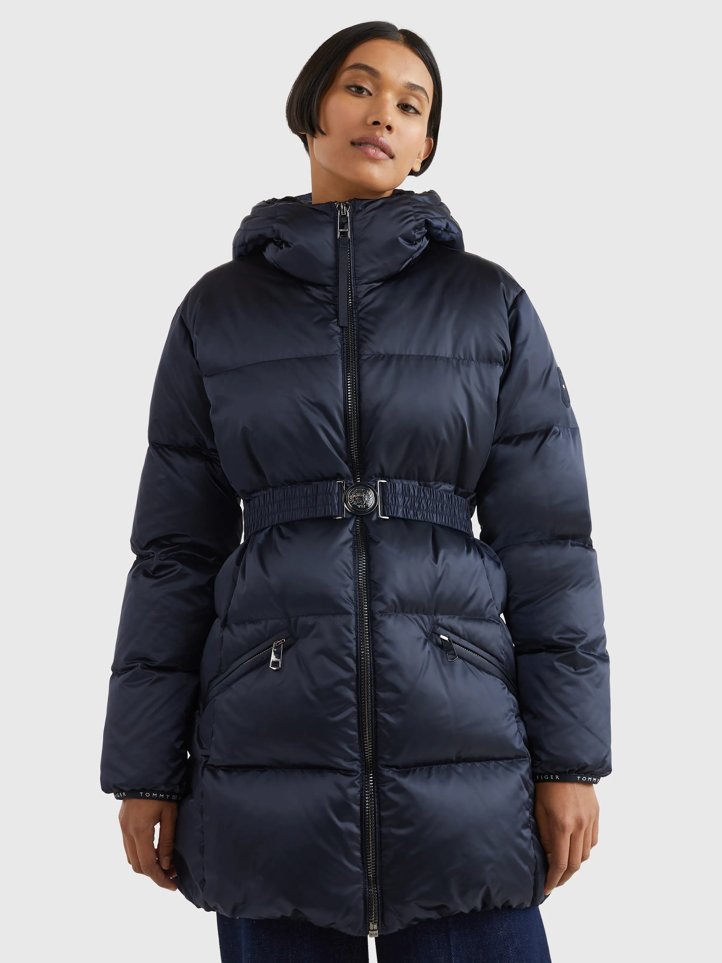 Relaxed Belted Puffer Jacket | Coats & Jackets | Tommy Hilfiger