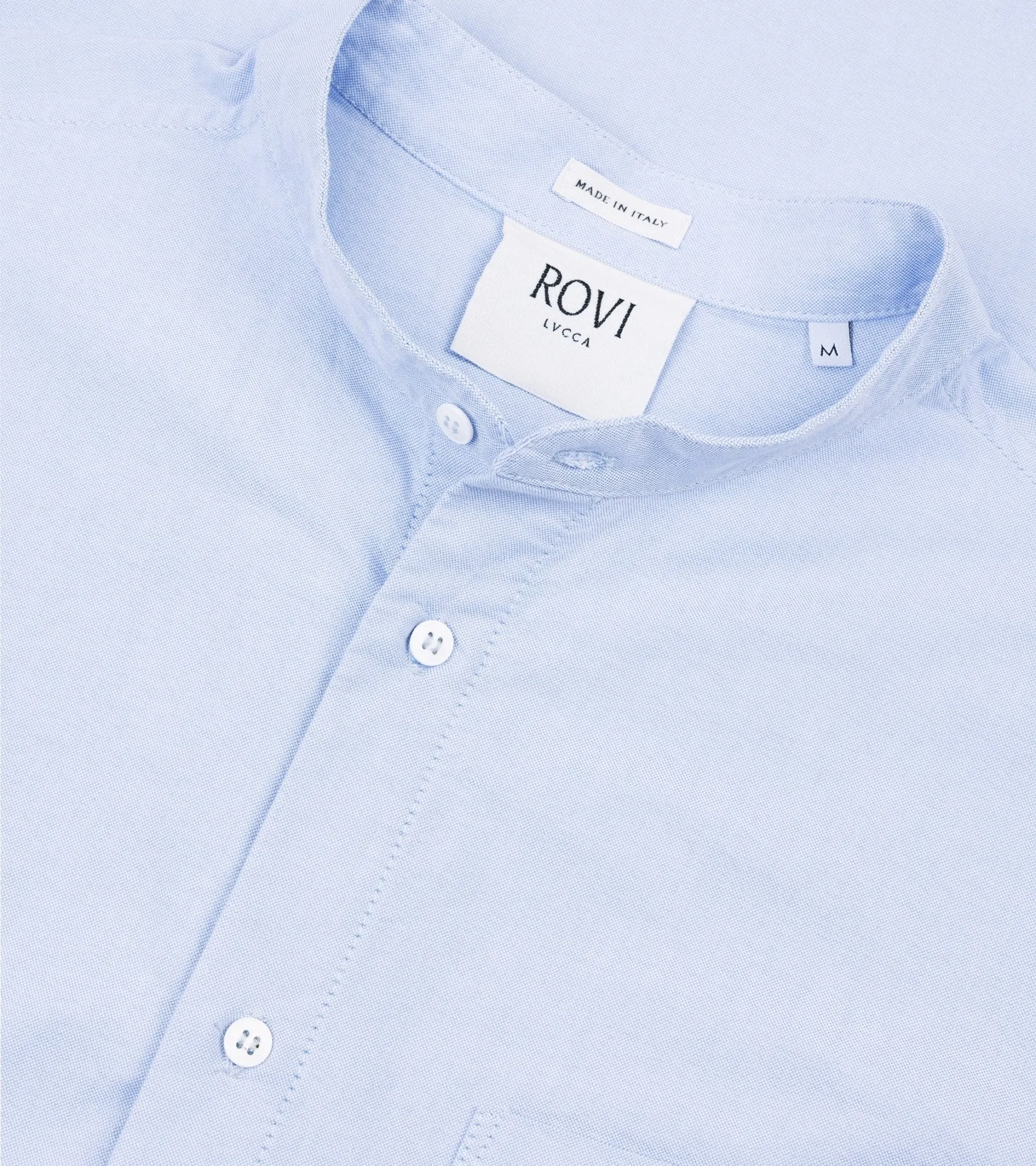 Rovi Lucca Cotton Oxford Garden Shirt: Sky Blue