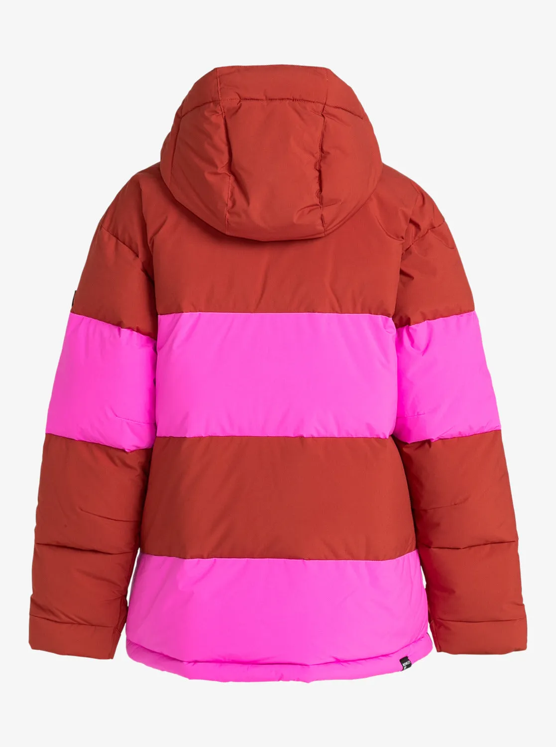 ROWLEY X ROXY Block Puffer Technical Snow Jacket - Burnt Henna