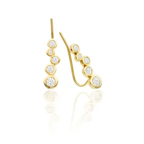 Shadows Climber Single earring white diamonds