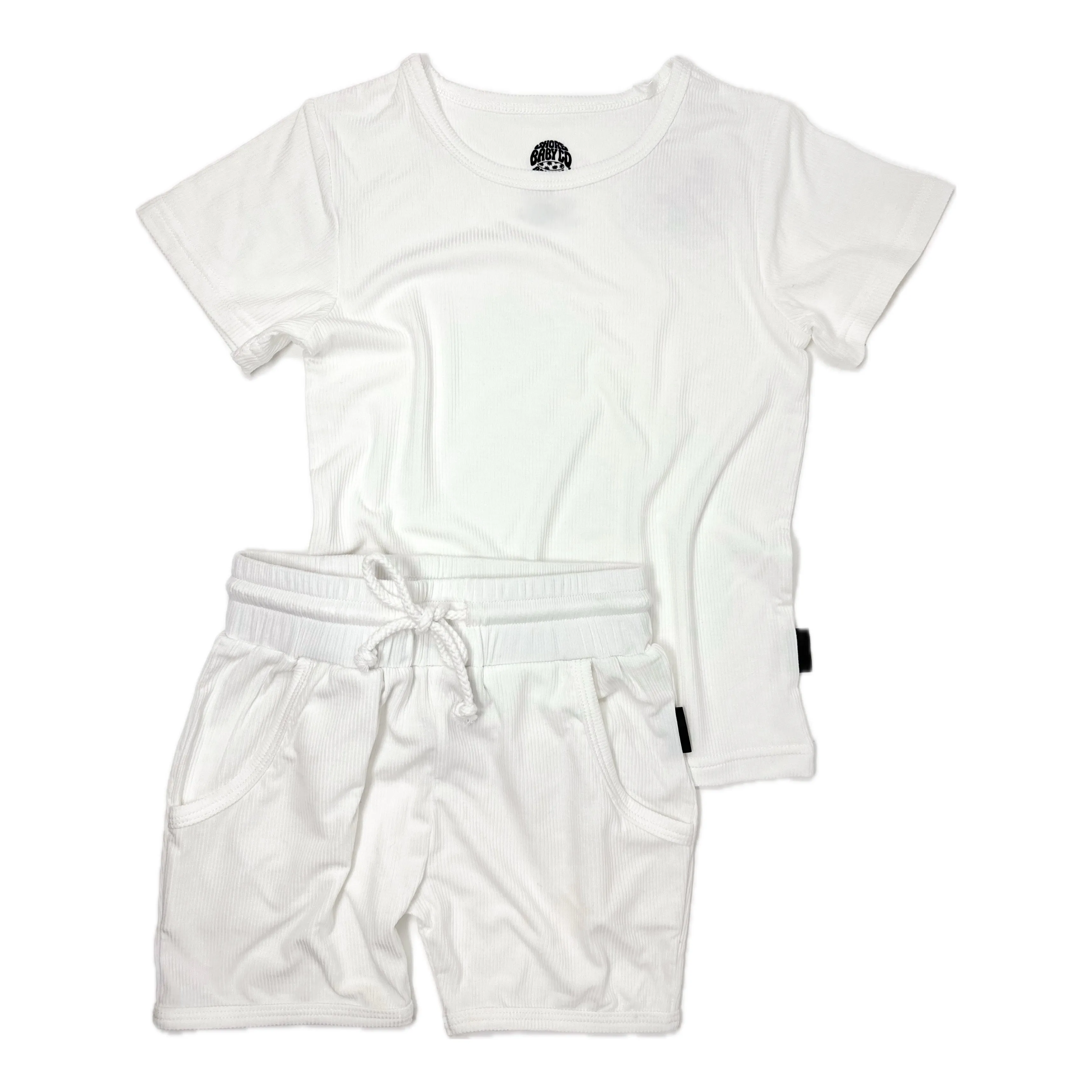 SHORE BABY Biker Two Piece Set - VanillaN (COLLECTIVE)