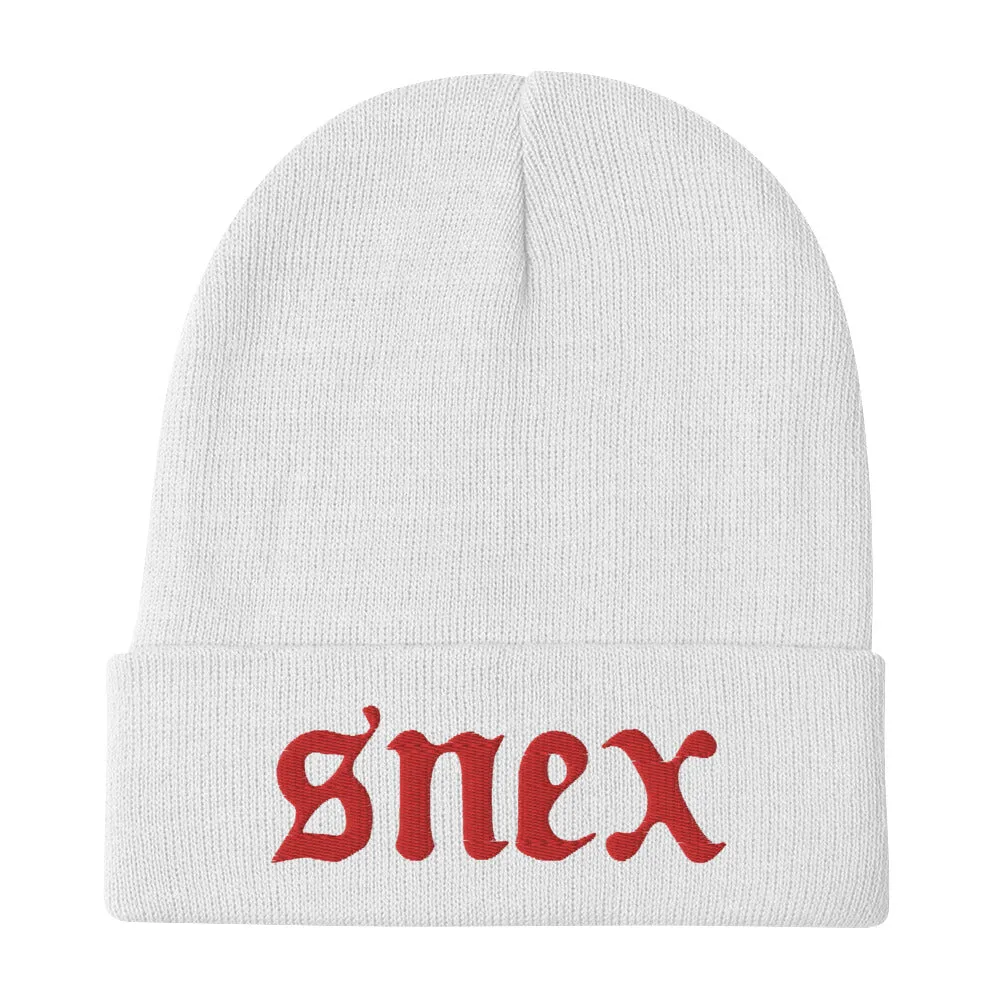 SNEX EMBROIDERED BEANIE