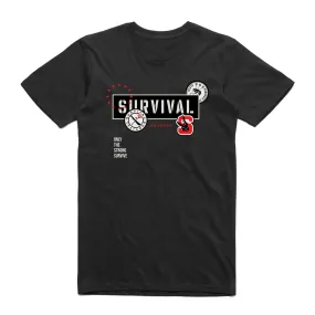 SRVL LOGO TEE BLACK