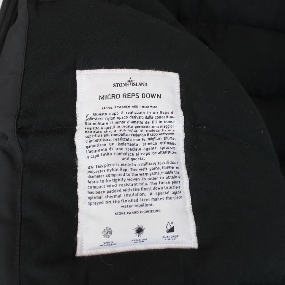 Stone Island AW 2018 Down Micro Reps Parka XXL