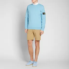 Stone Island Garment Dyed Fleece Crew SweatSky