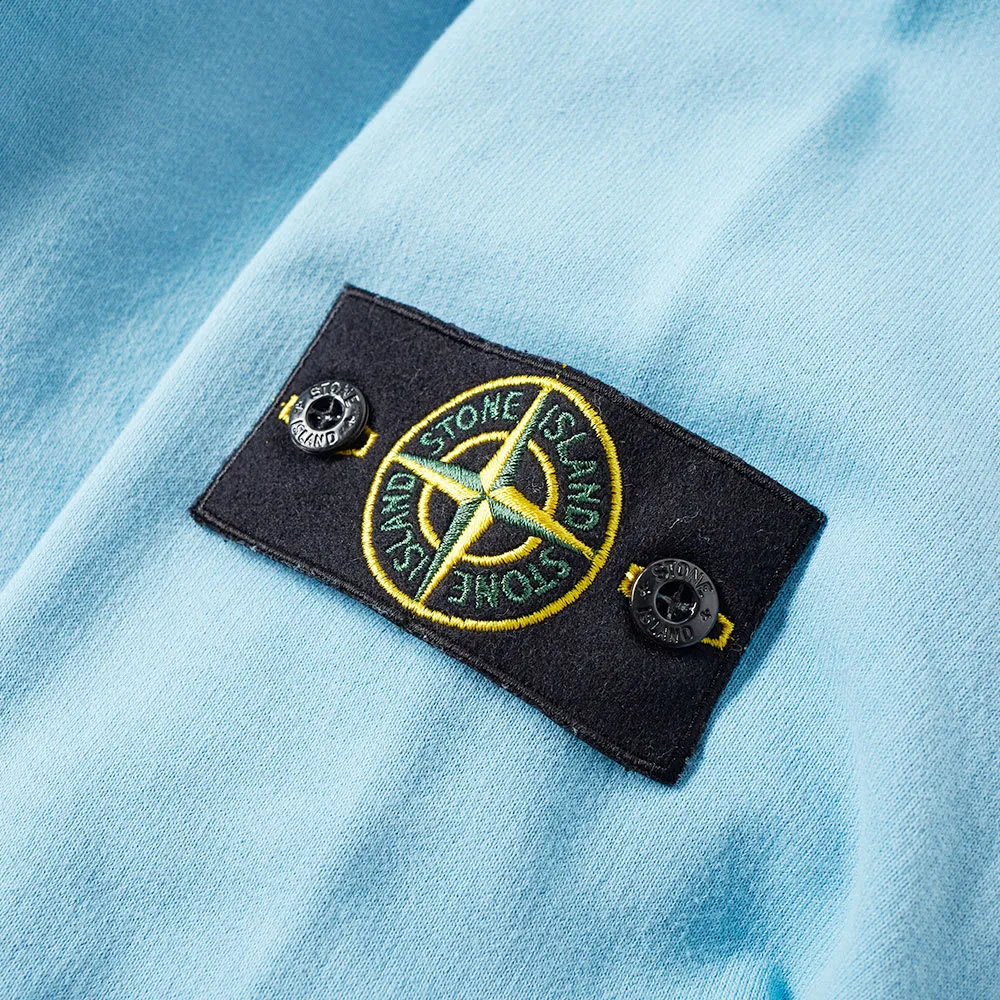 Stone Island Garment Dyed Fleece Crew SweatSky