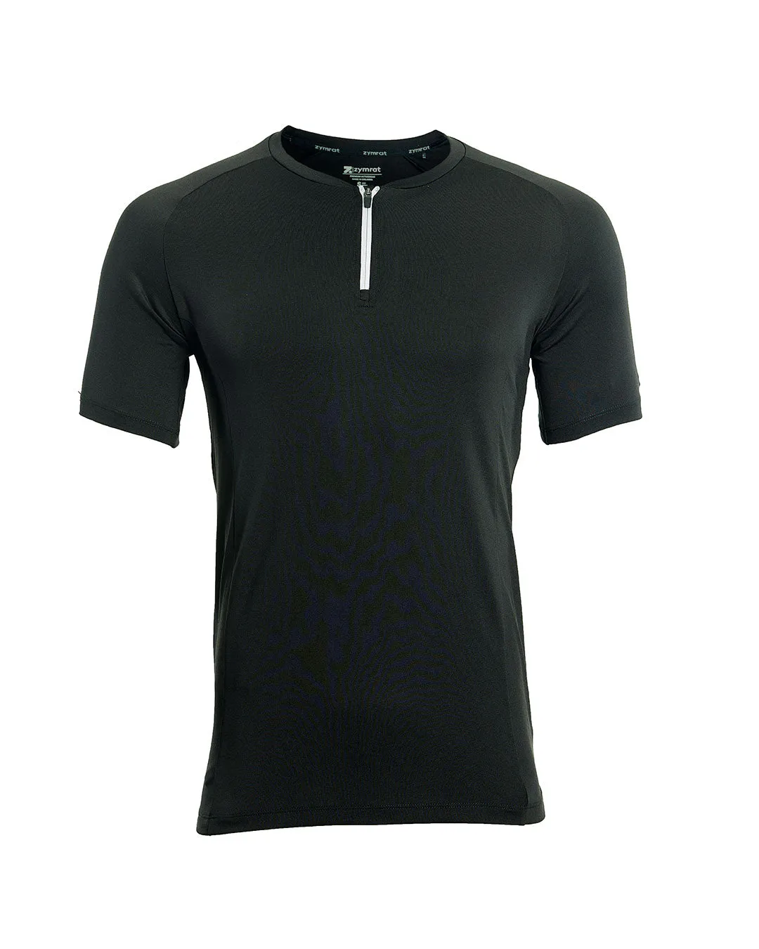 SuperSilva Pro Zipper T-Shirt Black