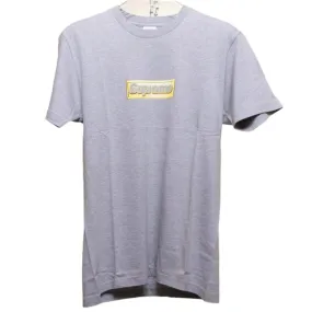 Supreme Bling Box Logo Tee Shirt Grey