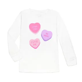 Sweet Wink Be Mine L/S White Tee