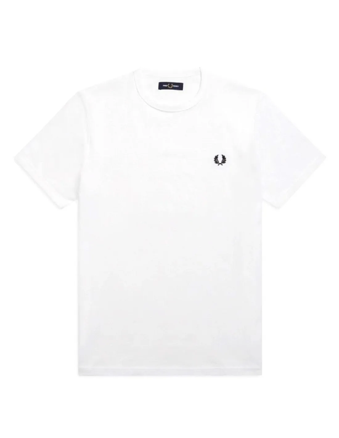 T-shirt Fred Perry uomo M3519 Ringer bianca