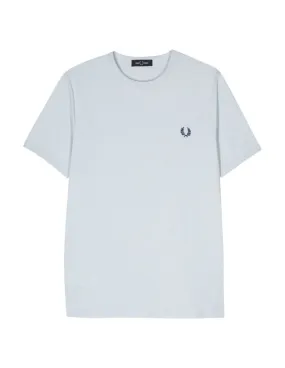 T-shirt Fred Perry uomo M3519 Ringer celeste