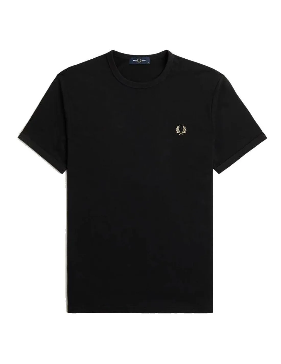 T-shirt Fred Perry uomo M3519 Ringer nera