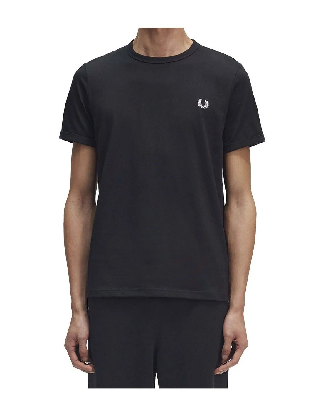 T-shirt Fred Perry uomo M351947102 nera