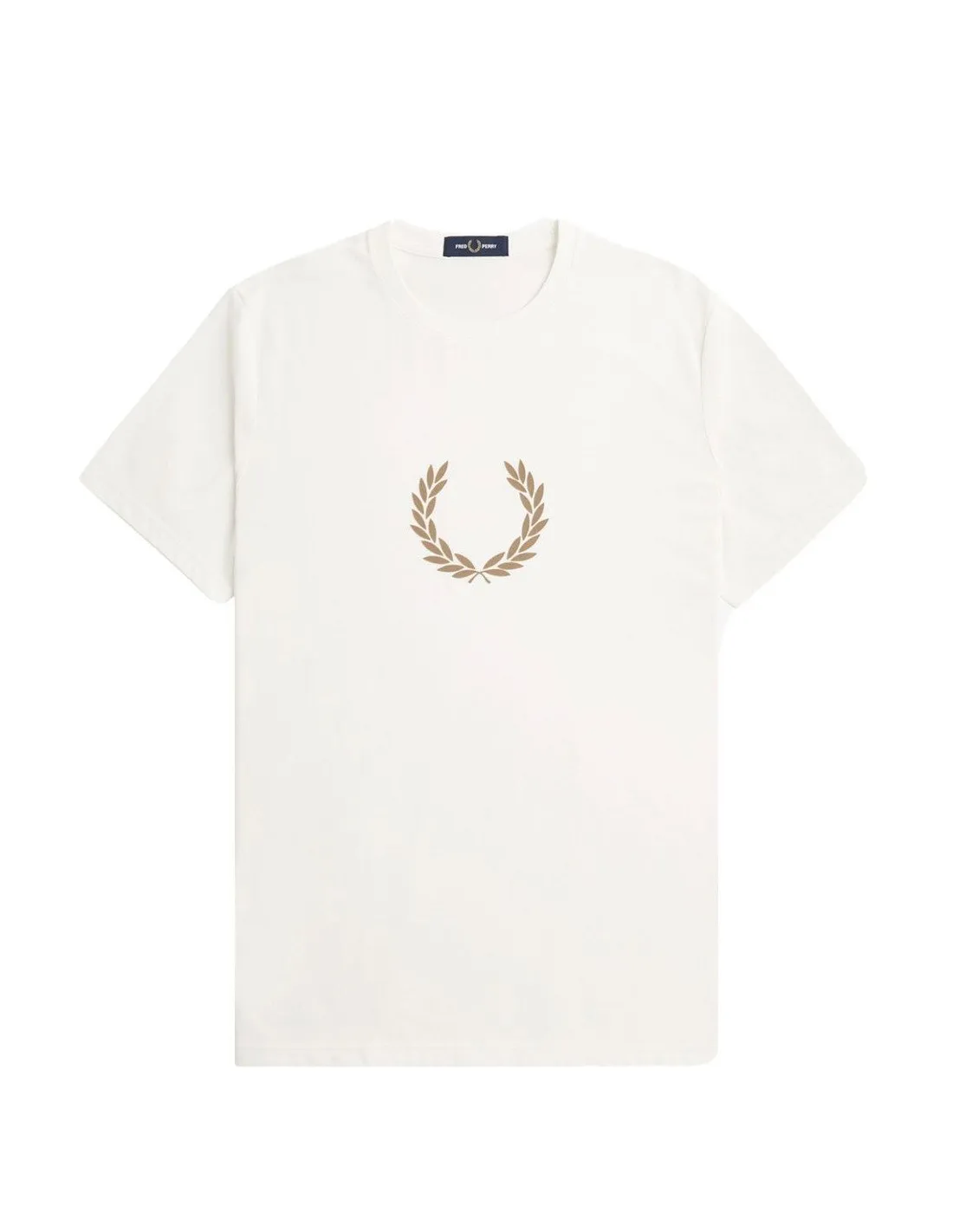 T-shirt Fred Perry uomo M7708 bianco candido