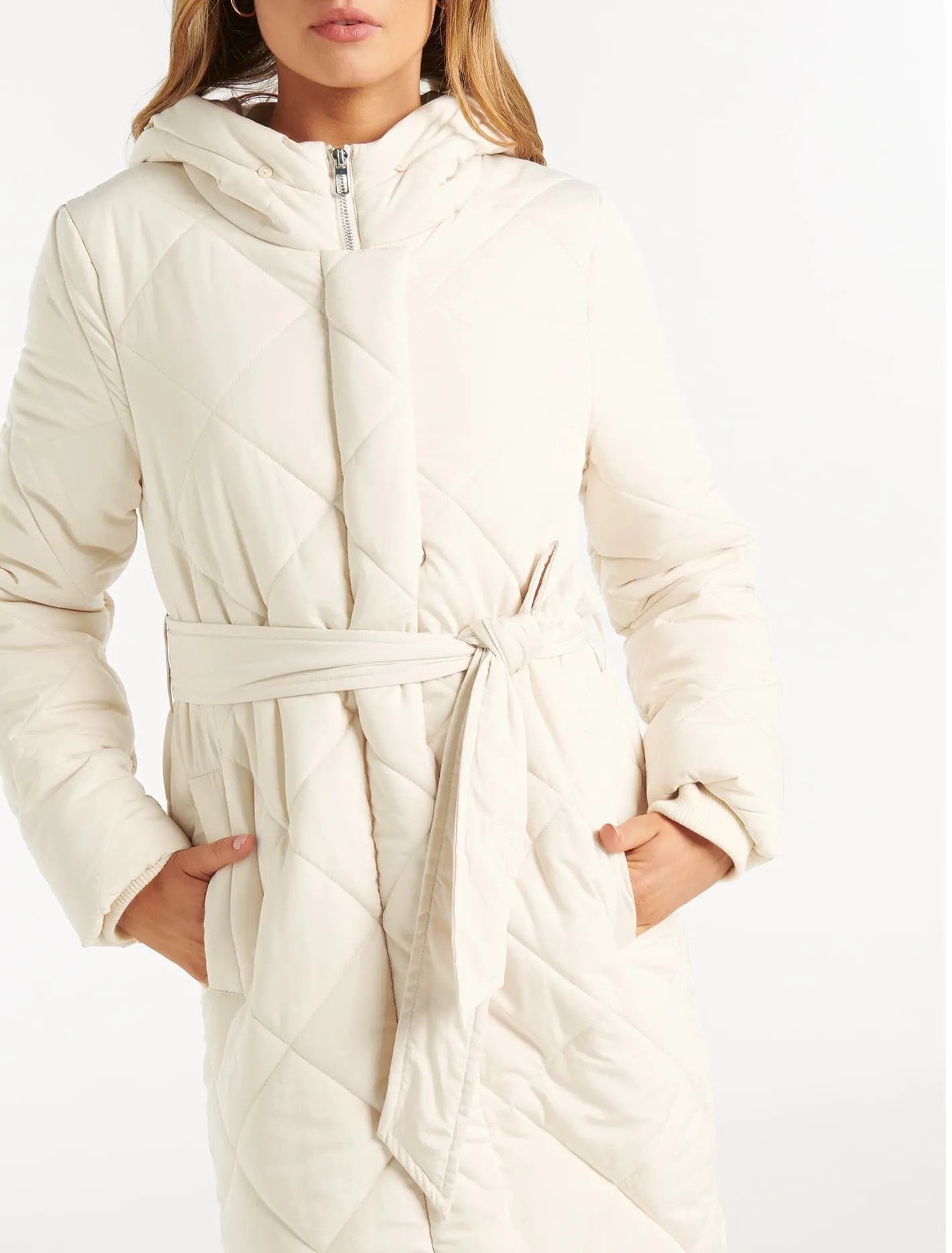 Tessa Quilted Longline Puffer Jacket