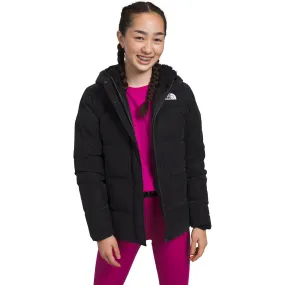 THE NORTH FACE Girls' North Down Fleece-Lined Parka, TNF Black, Large