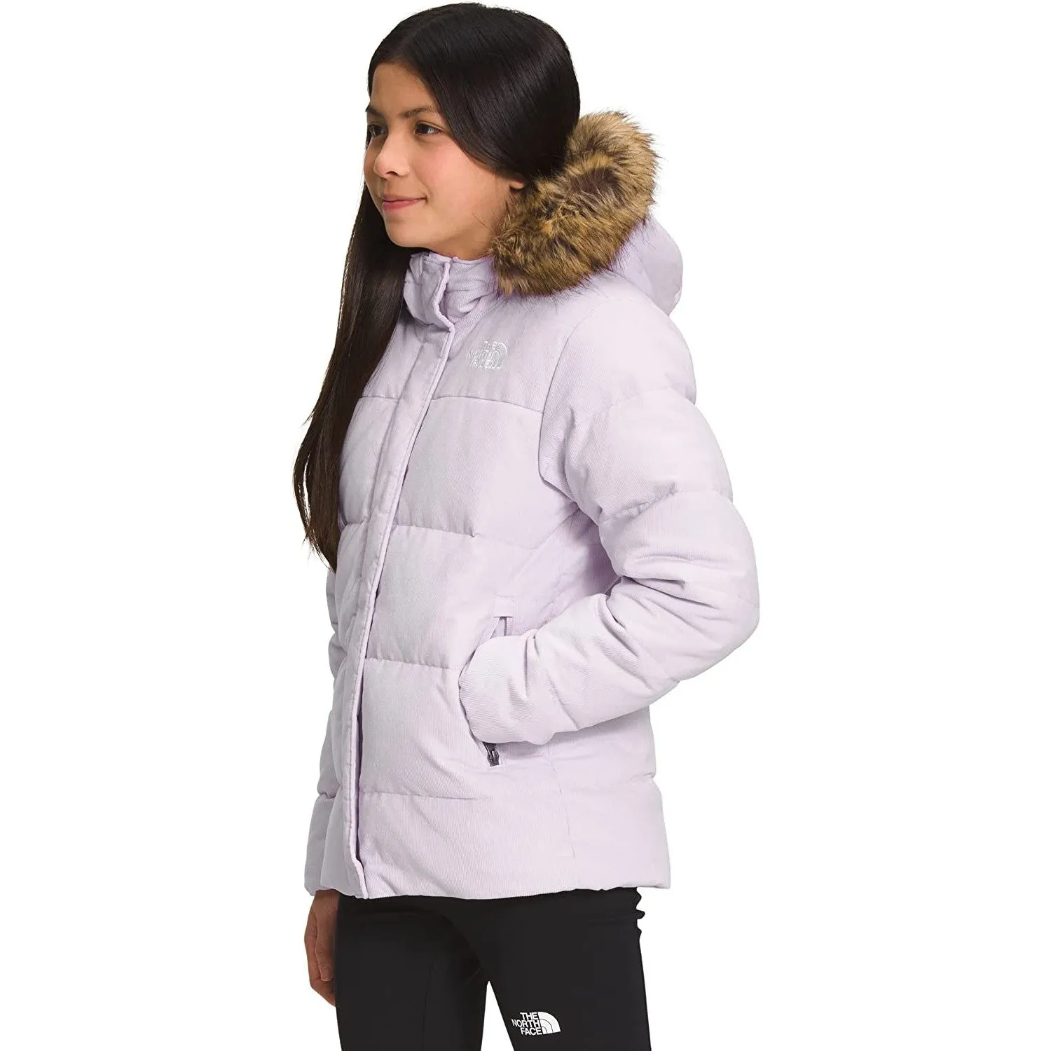 The North Face Girls' Printed North Down Fleece-Lined Parka