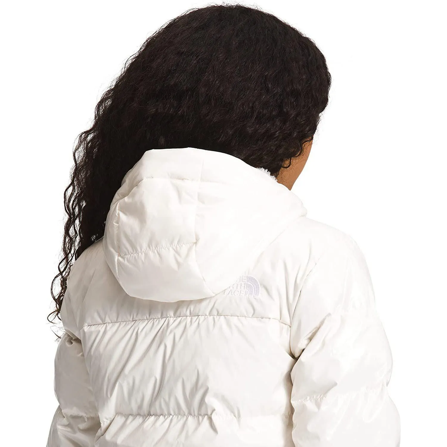 The North Face Girls' Printed North Down Fleece-Lined Parka