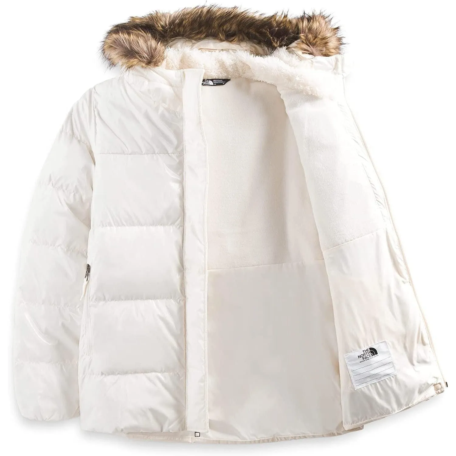 The North Face Girls' Printed North Down Fleece-Lined Parka