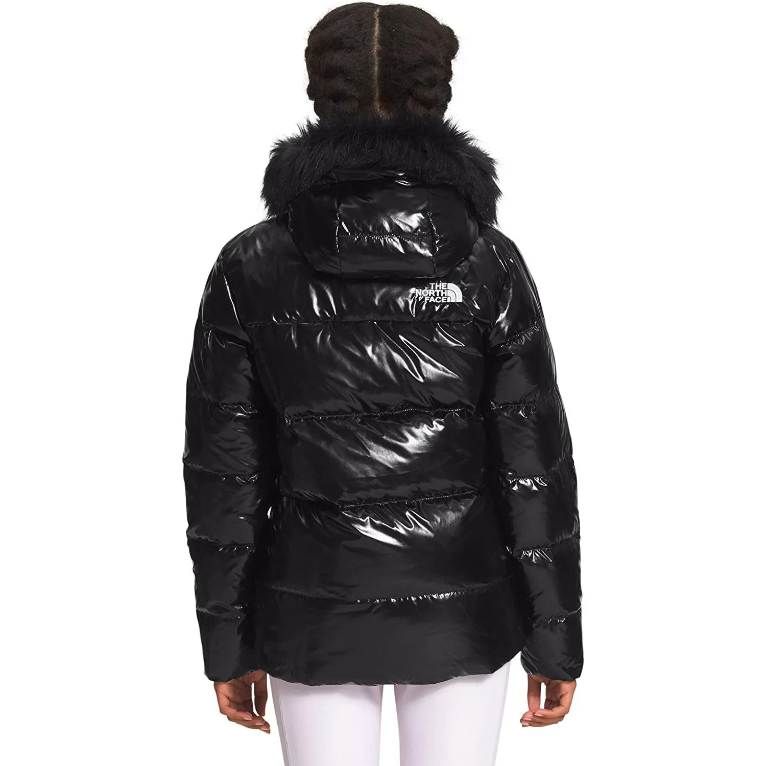 The North Face Girls' Printed North Down Fleece-Lined Parka