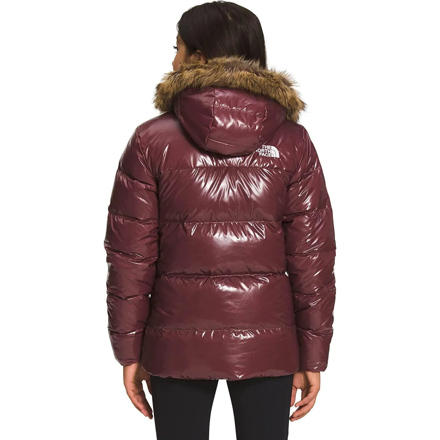 The North Face Girls' Printed North Down Fleece-Lined Parka