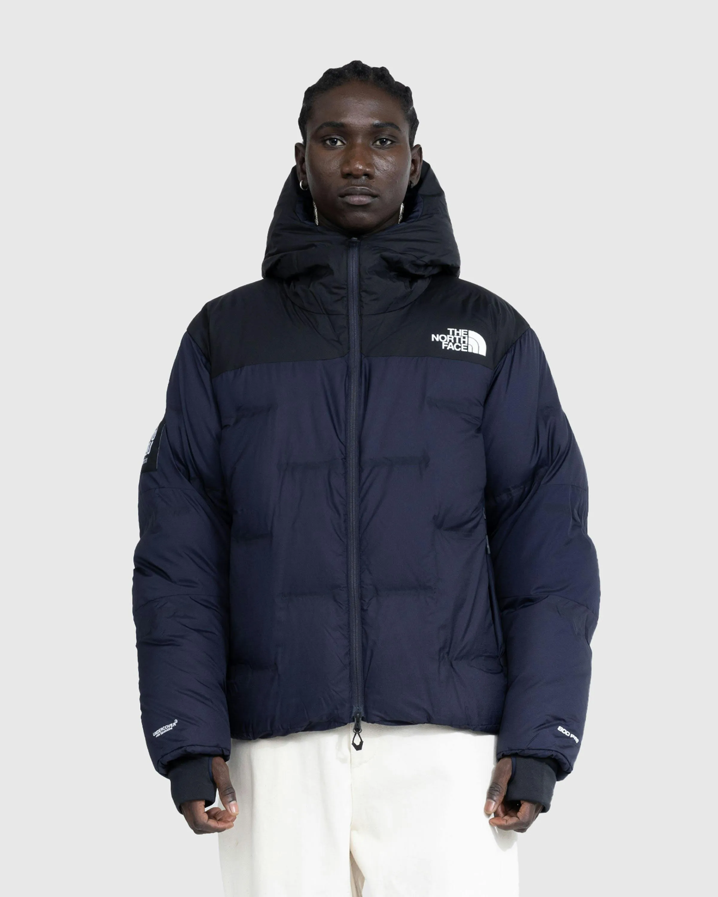 The North Face x UNDERCOVER – Soukuu Cloud Down Nupste Parka Black/Navy | Highsnobiety Shop