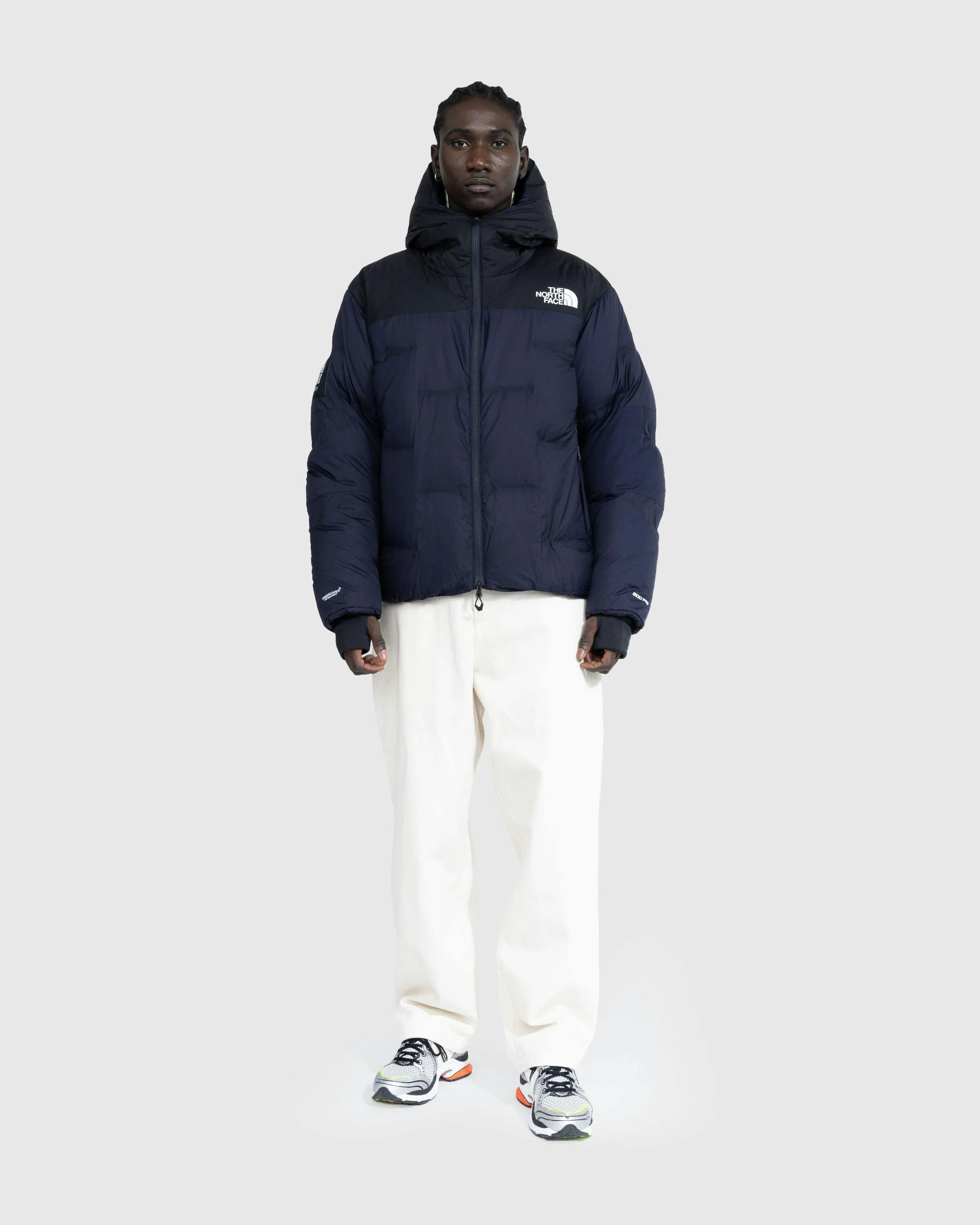 The North Face x UNDERCOVER – Soukuu Cloud Down Nupste Parka Black/Navy | Highsnobiety Shop