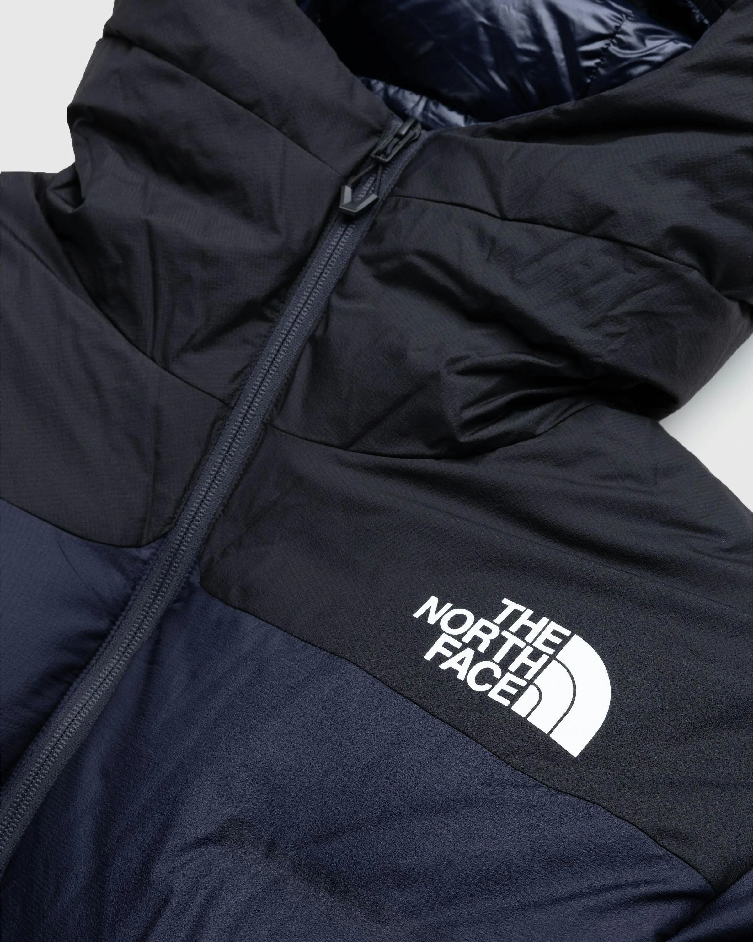 The North Face x UNDERCOVER – Soukuu Cloud Down Nupste Parka Black/Navy | Highsnobiety Shop