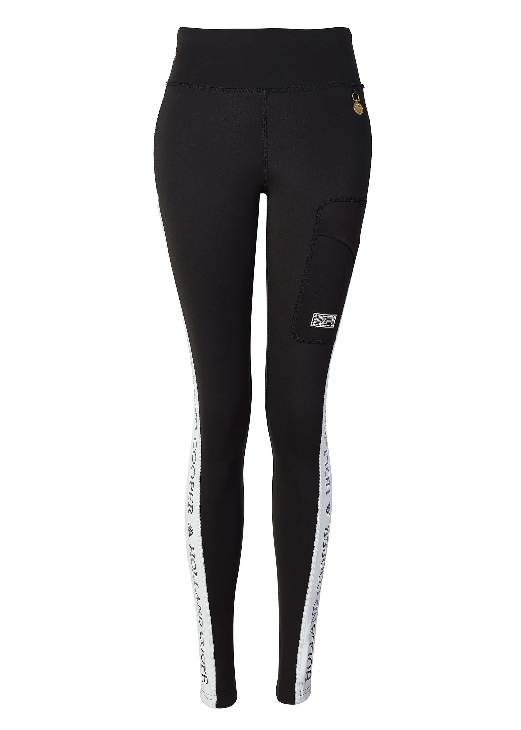 Thermal Panel Ski Leggings (Black)