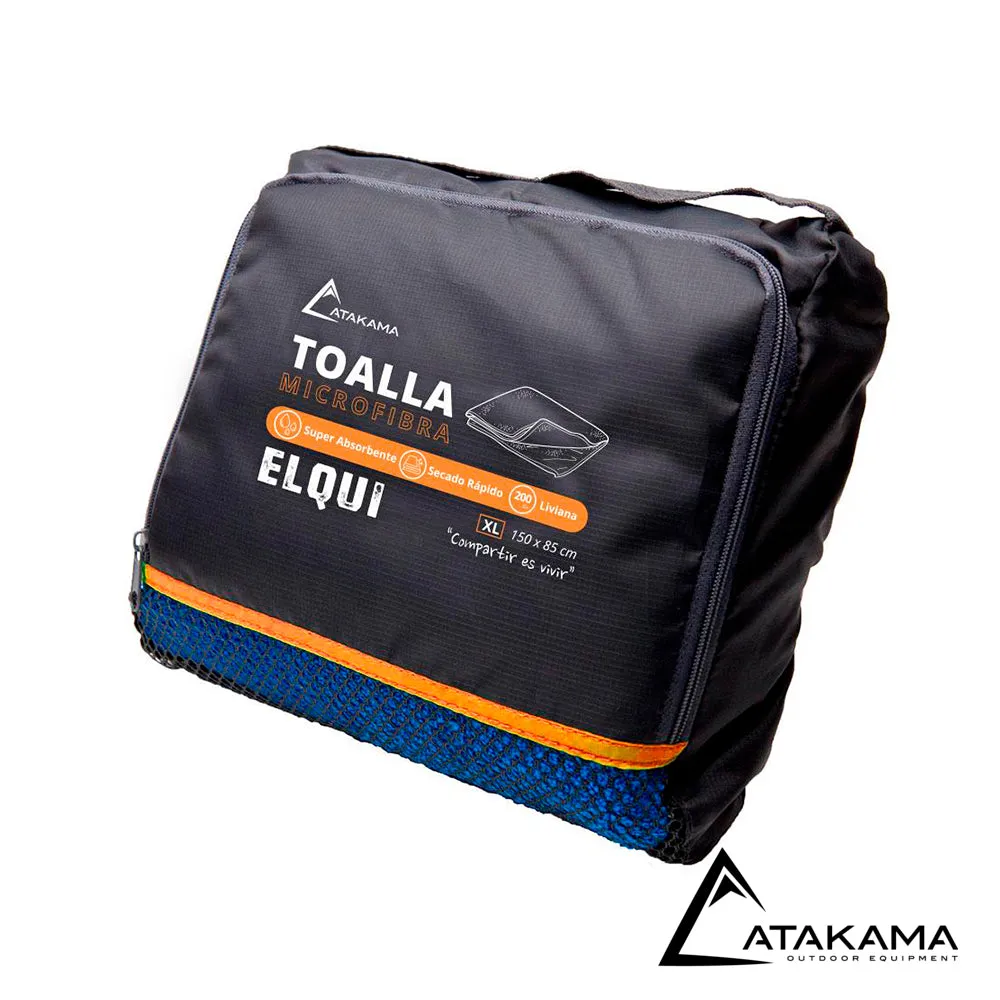 Toalla Microfibra Elqui Azul - Atakama Outdoor