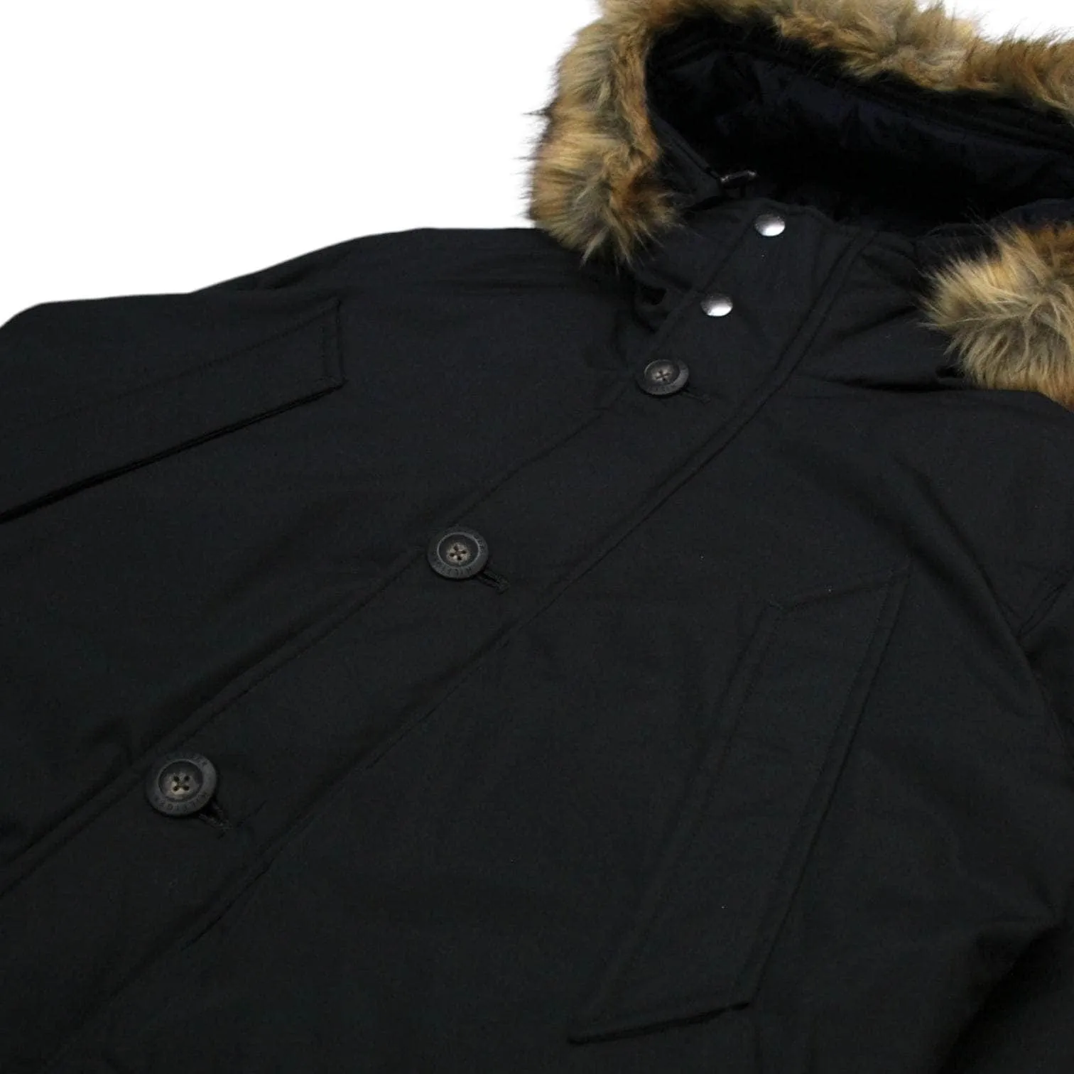 Tommy Hilfiger Black Down Hooded Puffer Jacket