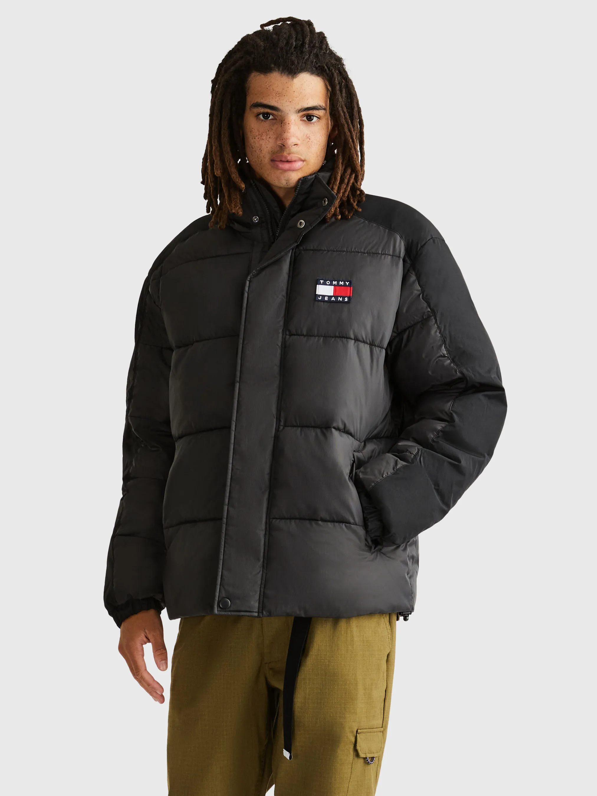 Tonal Badge Puffer | Coats & Jackets | Tommy Jeans