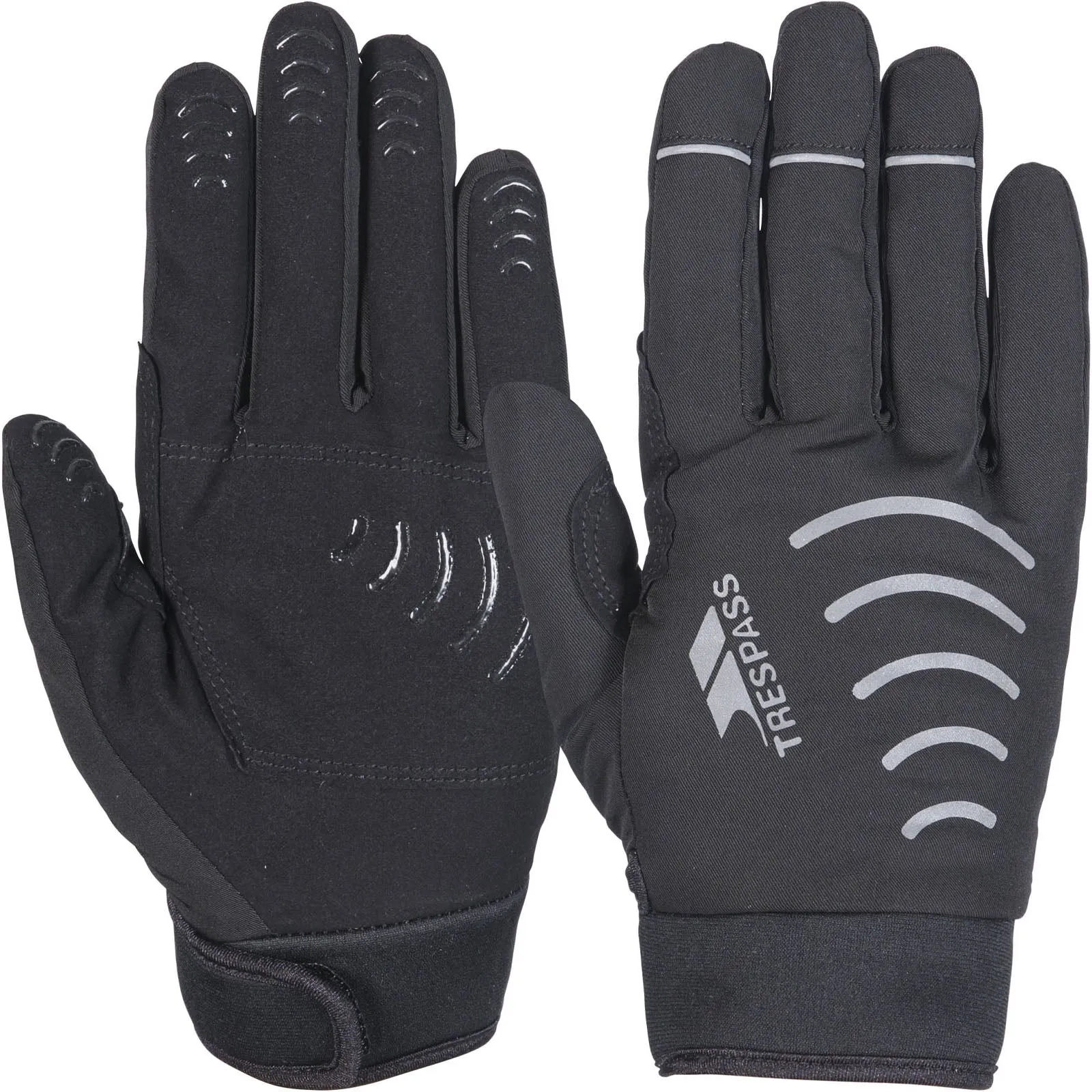 Trespass Adults Crossover Waterproof Gloves - Black