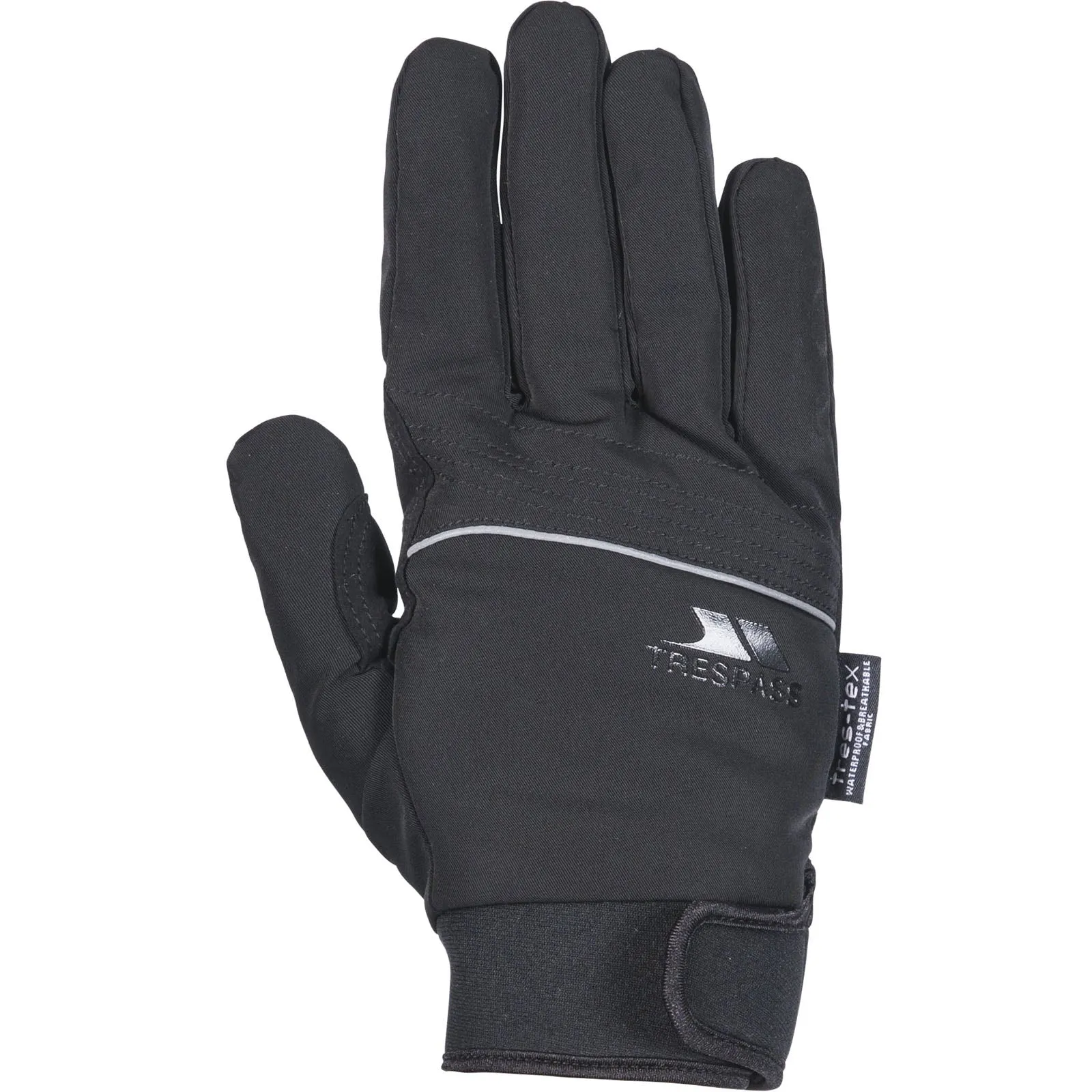 Trespass Adults Cruzado Waterproof Gloves - Black