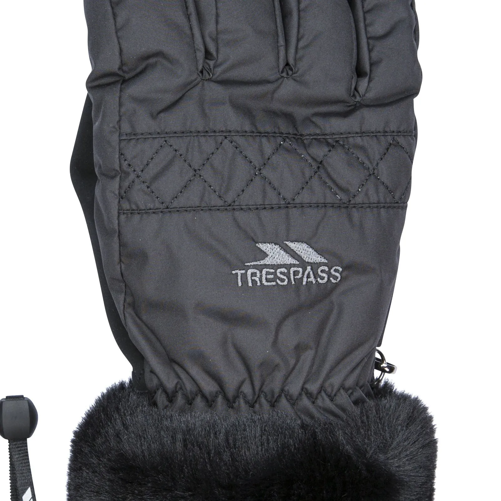 Trespass Adults Waterproof Faux Fur Gloves