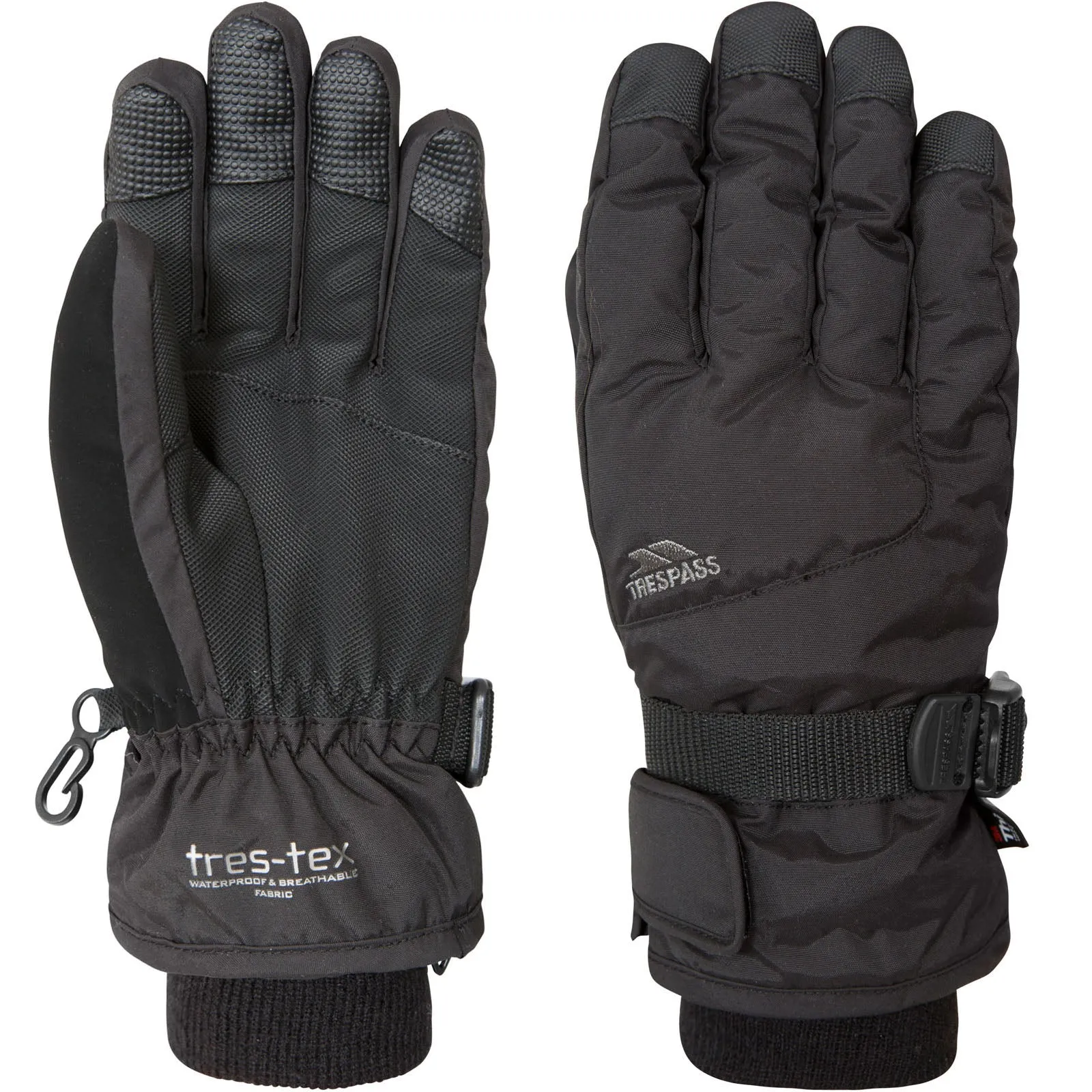 Trespass Kids Ergon II Waterproof Skiing Snowboarding Gloves