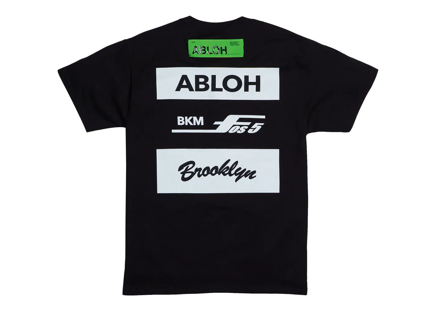 Virgil Abloh Brooklyn Museum FOS Abloh BKM T-shirt Black