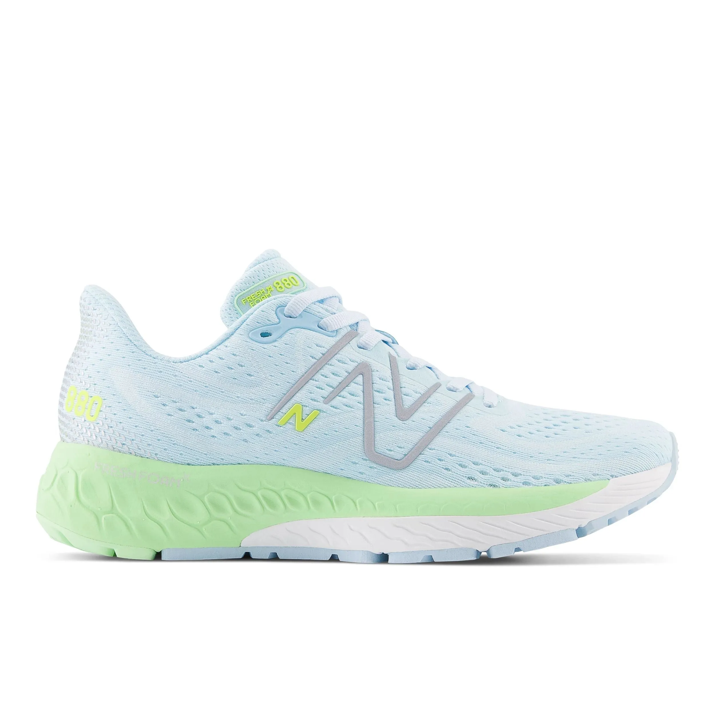 W New Balance 880v13 Blue with Green Aura