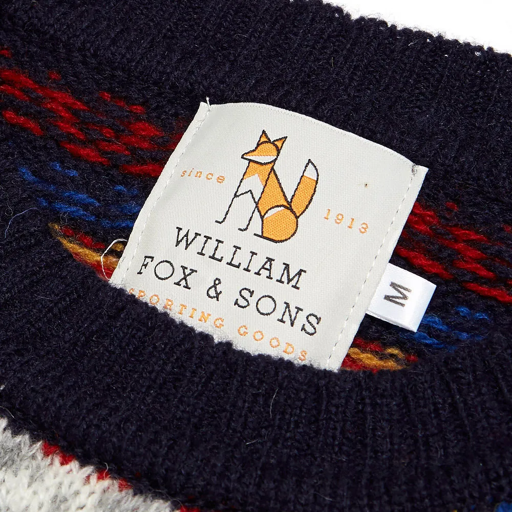 William Fox & Sons Fair Isle Crew KnitMulti