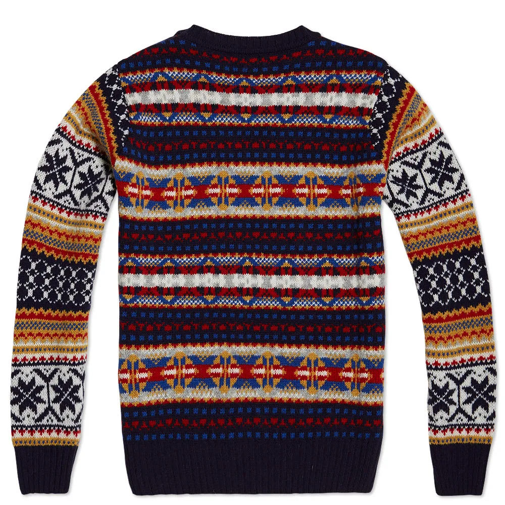 William Fox & Sons Fair Isle Crew KnitMulti