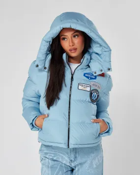 Womens Mercier Sky Blue OG Puffer Jacket