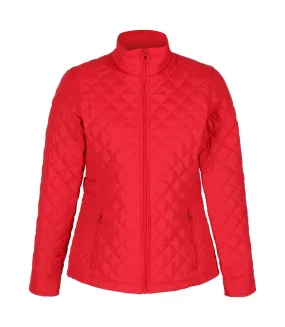 Womens/ladies charleigh quilted insulated jacket true red Regatta