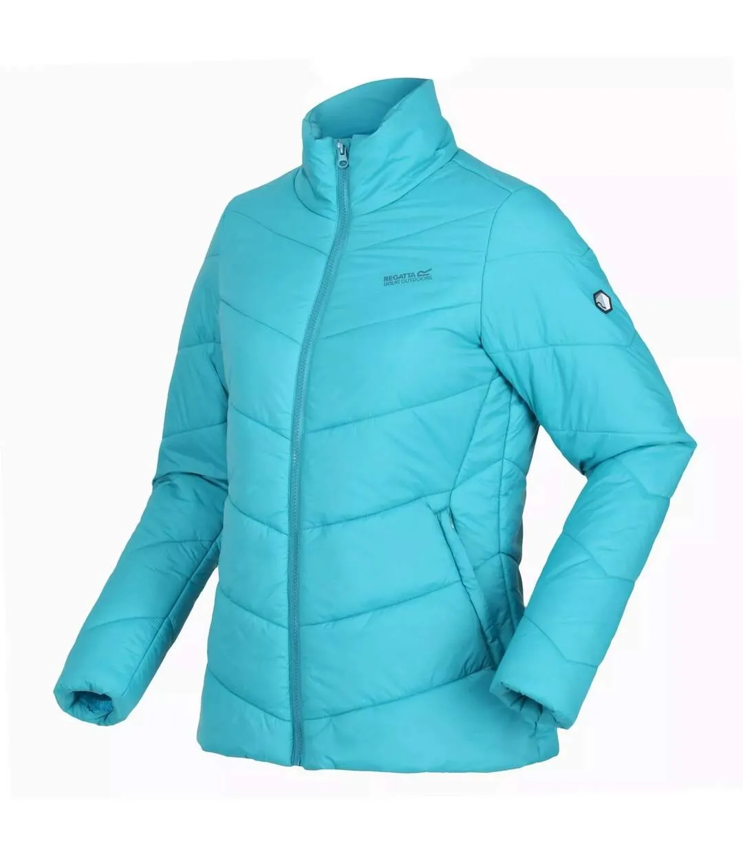 Womens/ladies freezeway iv insulated padded jacket pagoda blue Regatta