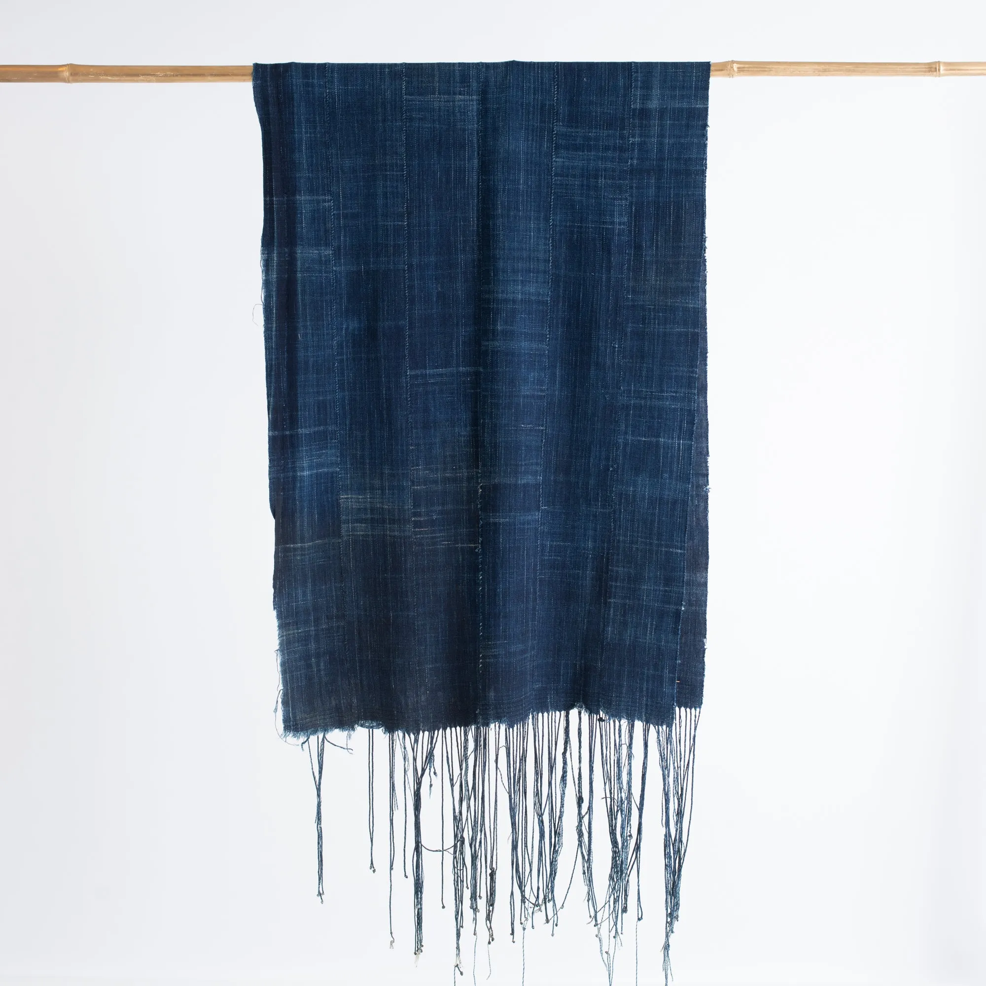 Woven Blue Indigo Fabric Mudcloth